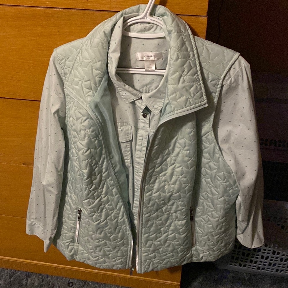 Blouse/vest combo
